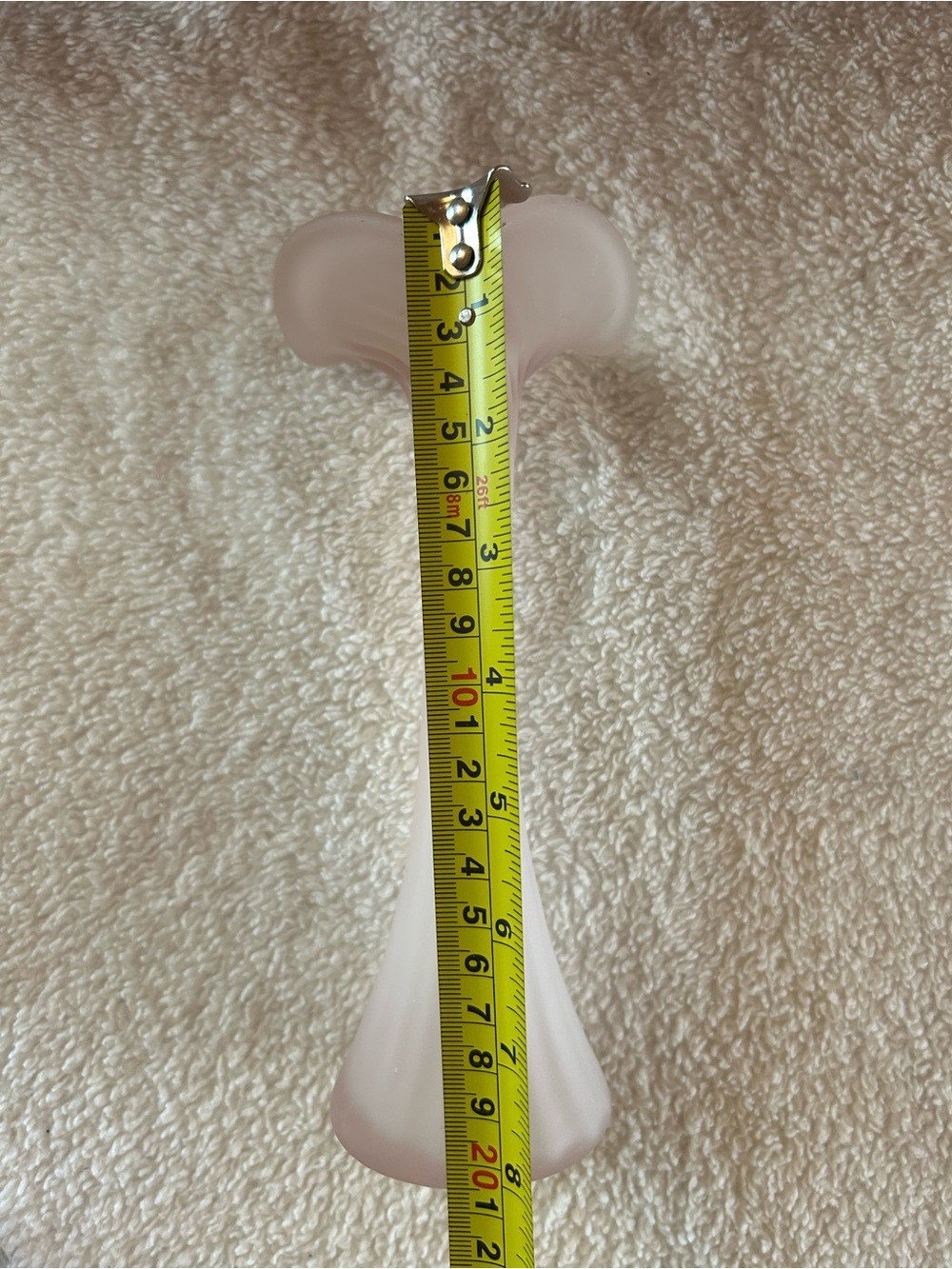 💰3 for $20 - Delicate Cream Glass Bud Vase - Picture 8 of 9